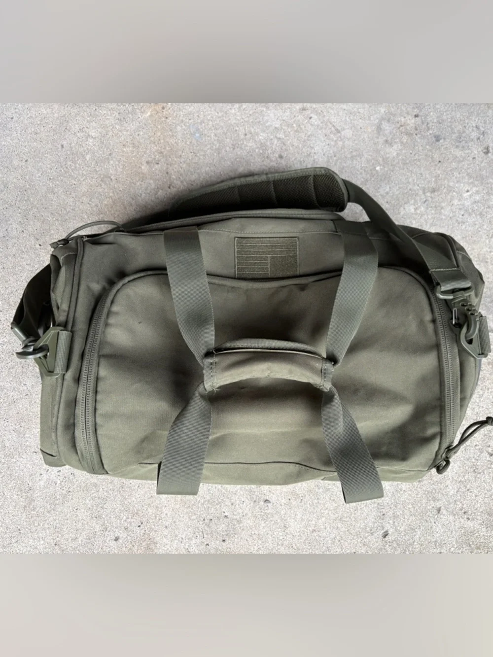 Highland Tactical Squad 1.0 green military duffel bag heavy duty travel